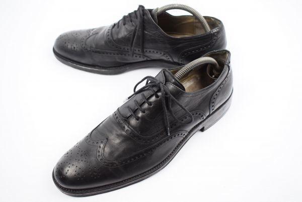 

Made in Germany Lloyd Leather Wingtip 26.5 Black Business Shoes