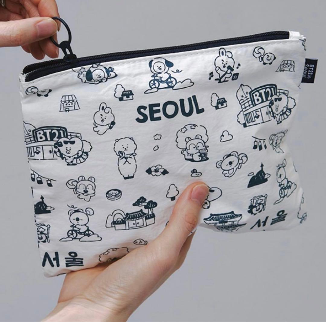 

[USED] Korea Exclusive BT21 Seoul Edition Pouch Seoul