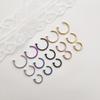 C-Shaped Stainless Steel Fake Nose Ring - Personalized Titanium Steel Piercing Jewelry
