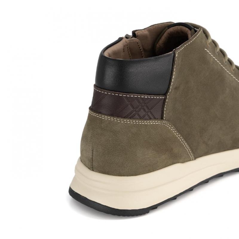 DakS Men S Comfort Semi caSual Chukka bootS  Khaki  Dmc503na63