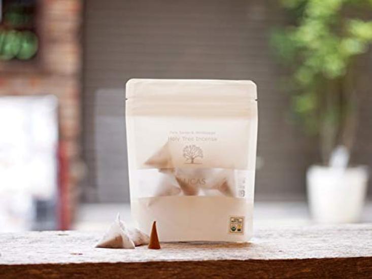 LUCAS White Sage Purifying Incense Santo White Sage (Palo & [Cone Type])