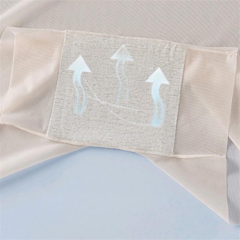 4 Stück Damen Eis seide Shorts Nahtlos Anti-Roll-Rand Anti-Scheuern Unterwäsche Dünn Atmungsaktiv Boxer Shorts