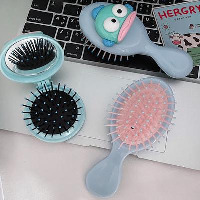 Portable Clownfish Air Cushion Comb Hair Salon Hairdressing Massage Folding Hair Brush Air Cushion Comb Makeup Beauty Tools