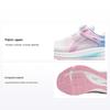 Li Ning Kinder Kunpeng 2.0 Stoff Einfach Langlebig Atmungsaktiv Low-Top Laufschuhe Kinder Sneaker Weiß Rosa YKFU002-4