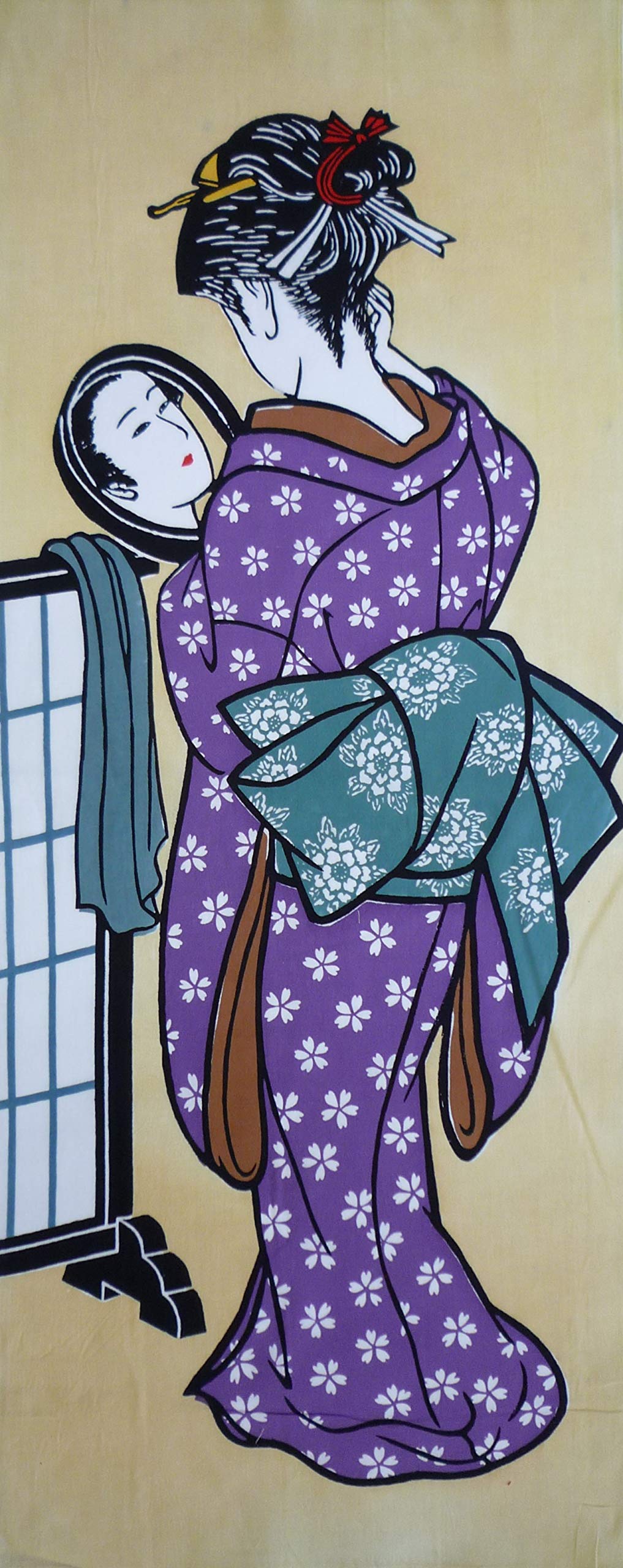 

Todaya Shoten Tenugui Cosmetic Beauty 309 Nashien-zome (Tenugui)