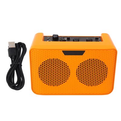 Electric Guitar Amplifier 10W Output BT Portable Amp Speaker with Delay Effect 3.5mm Earphone Jack