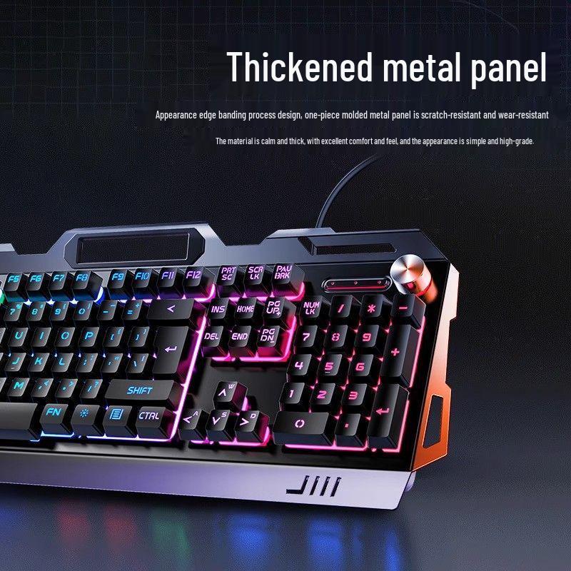 Esports Gaming Wired Keyboard, Mouse, and Headset Set