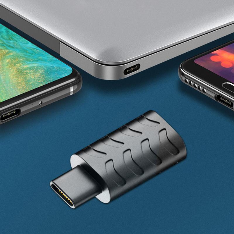 Otg Type C Expansion Adapter 10gbps Rate Type-c Male To Female Converter Plug Protective Socket