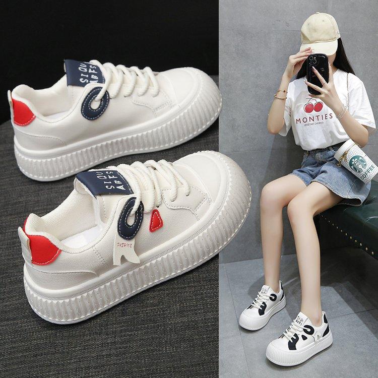 Student Cookie Small White Shoes Female Spring and Fall Hundred with Casual Sports Shoes Comfortable Breathable Women's Shoes