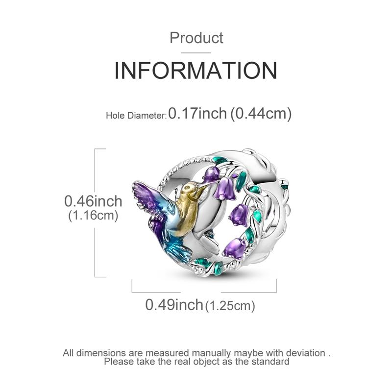 Flower Leaf Charms Bead Copper Dragonfly Dangle Pendant Fit Bangle Bracelet Necklace Diy Jewelry