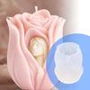 Rose Flower Lady Silicone Candle Molds For Handmade Candle Soap Chocolate Holiday Gift Home Decoration and Resin Casting