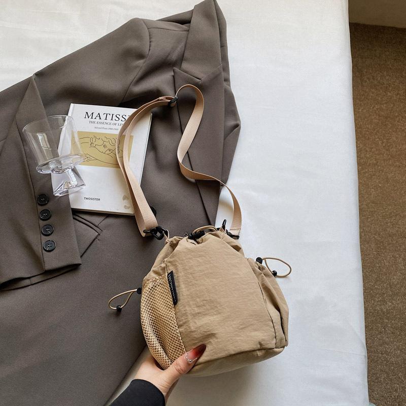 Mini canvas bag female tide brand mobile phone bag leisure sports travel messenger small bucket bag