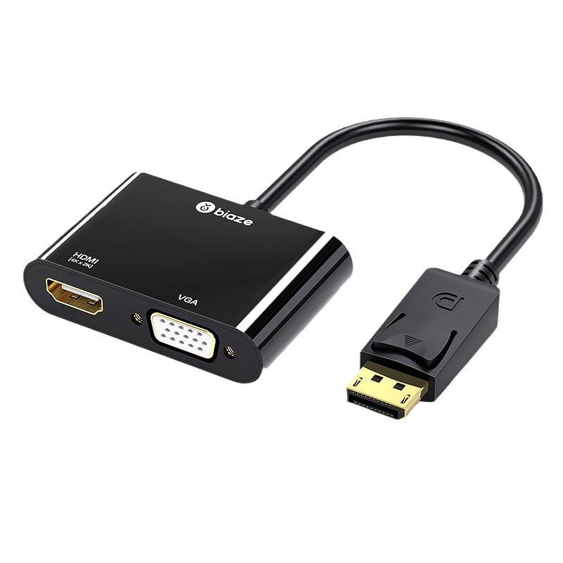 Biaz 2-in-1 DP to HDMI/VGA 4K Adapter Cable