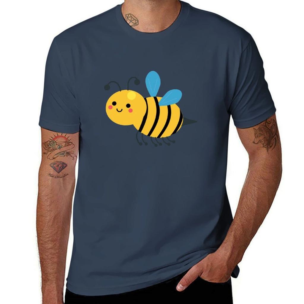 Little Cute Mister Bee Tshirt Active Sports Short Sleeve Cotton Shirt
