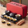 Ceramic Outdoor Camping Portable Travel Tea Set Business Company Events Wedding Gifts