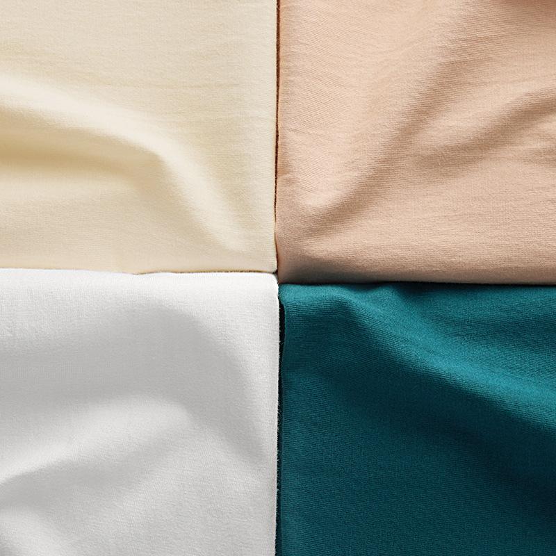 T-shirts Women Short Sleeve Solid Multicolor O-neck Basics Simple Casual Leisure Loose Soft Breathable Classic Unisex Cotton
