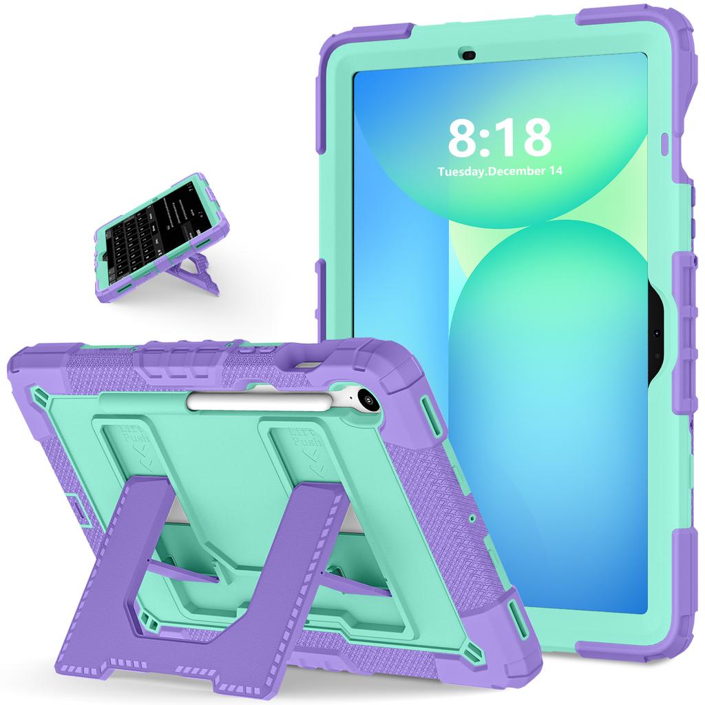 Stand Case for Samsung Tab S10 Lite S9 FE Tab A11 A9 Plus A9+ A11+ Tablet Case Heavy Duty Thick Shockproof Hard Cover