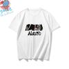 White Childrens Tshirt Japanese Anime Naruto Peripheral Pure Cotton Printed Parentchild Outfit Summer Casual Loose Tshirt