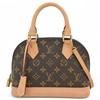 Auth Monogram Alma BB Handbag Brown Canvas Women’s Lv96131gy