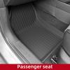 Smabee Right Hand Drive for Mitsubishi Outlander 5Seater GN0W 2023-2024 TPE Car All-weather Floor Mats Trunk Pad Accessories