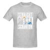 Straight Outta Scranton  Lazy Scranton Wrinkleresistant Tshirt Niche Street Dark Color Schemes Shirt