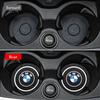 For BMW M M3 F30 F20 E28 E36 E39 E46 E91 X1 Car Logo Coasters Water Cup Holder Pads Cup Slot Non-Slip Mat Interior Accessories HD6