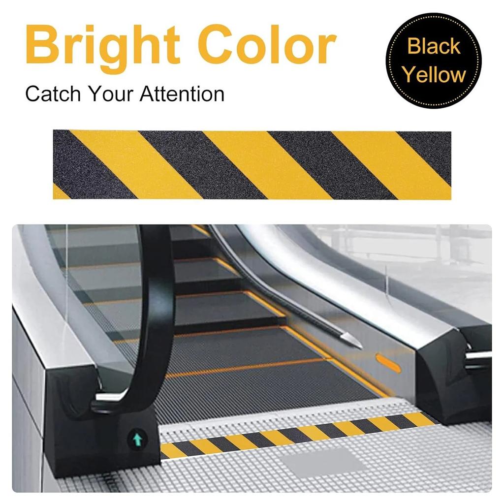 1PC 5m/196.85inch Non-slip Tape Indoor Outdoor Anti-Slip Stickers protect Strong Adhesive Safety Protector for Stairs