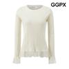 Ggpx Lovely Frill Shawl Rib Knit Gq2kp016f