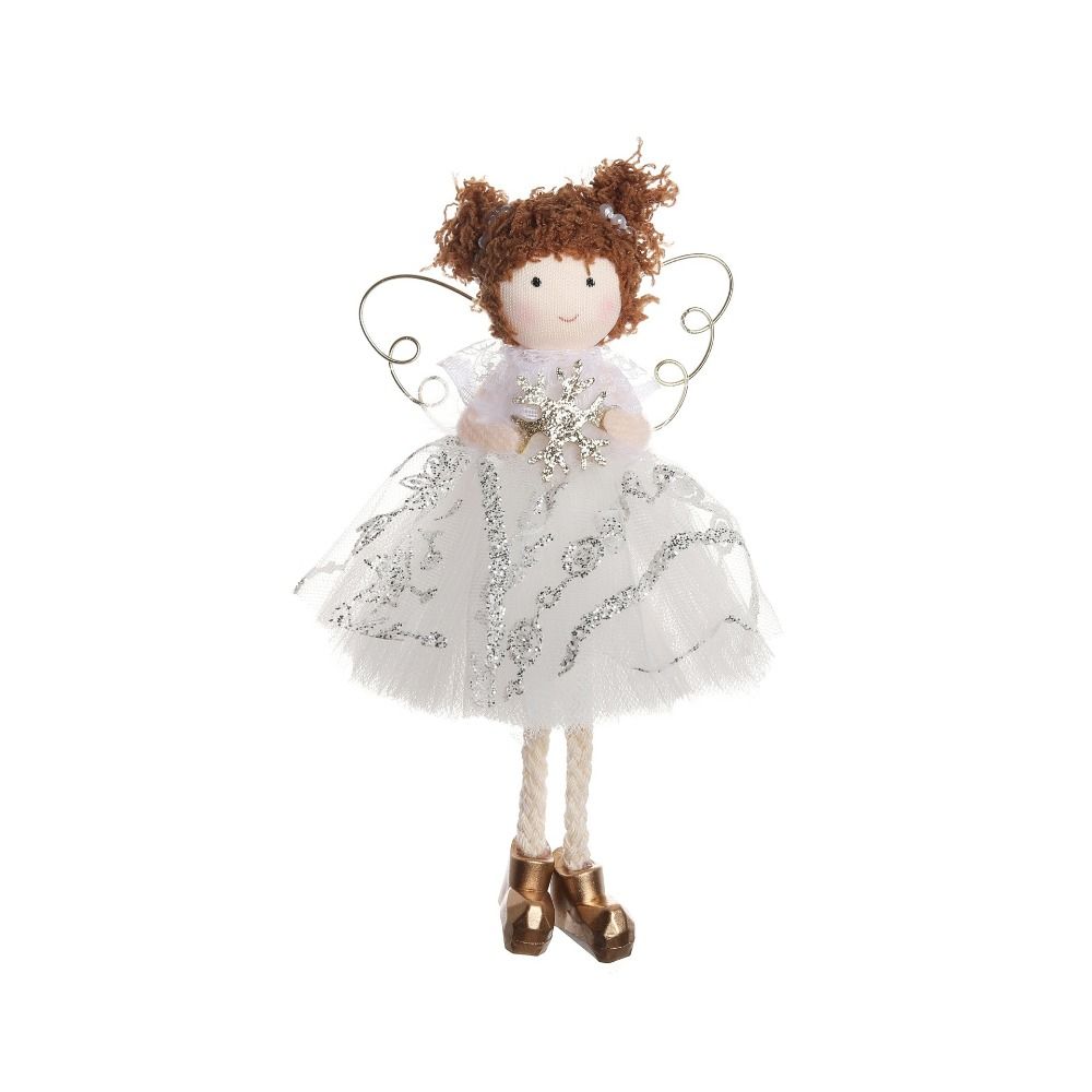 Handmade Christma Doll Ornaments Durable Xmas Angel Ornaments Funny Plush Angel Pendant  Home Decor