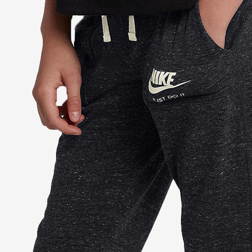 Nike Logo Letter Graphic Jogger Pants Kids Bottoms Black 890279-010