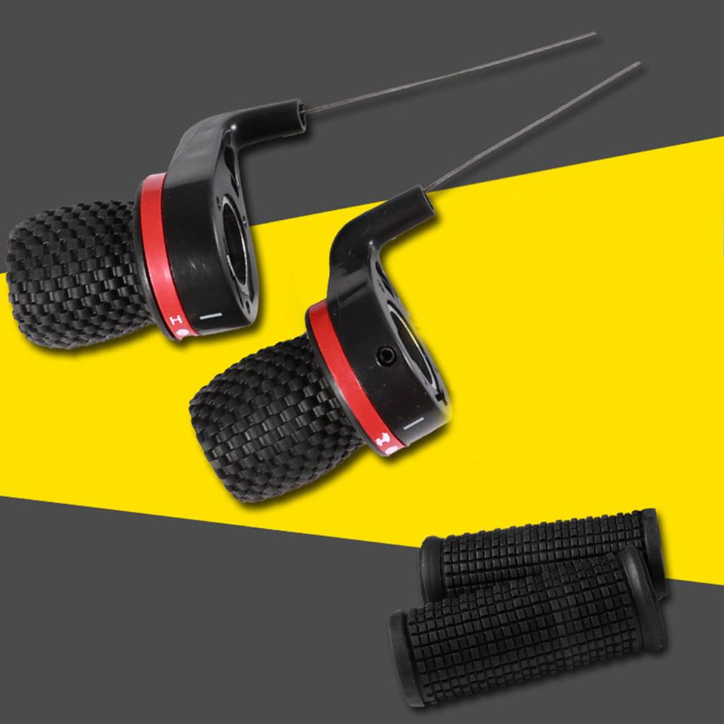 Mountain Bicycle Bike Speed Shifter Shift Derailleur Handle Twist Grip Gear Shift Transmission