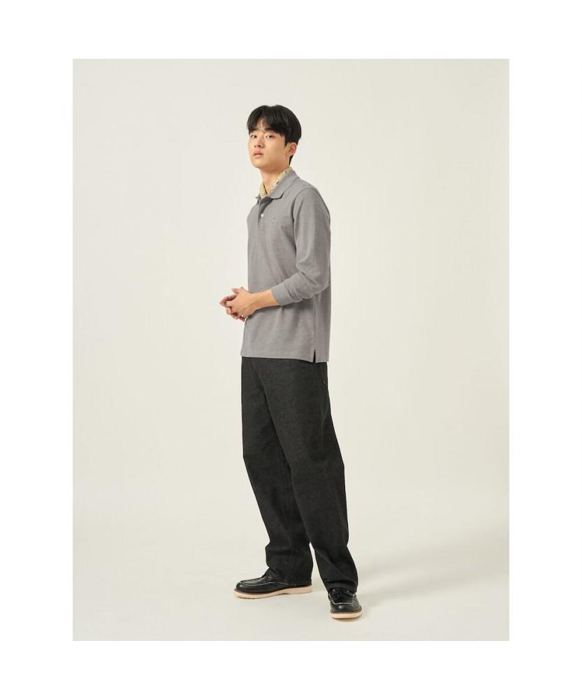 Binpolmen [Essential] Unisex Supima Cotton Pique T-Shirt Olive