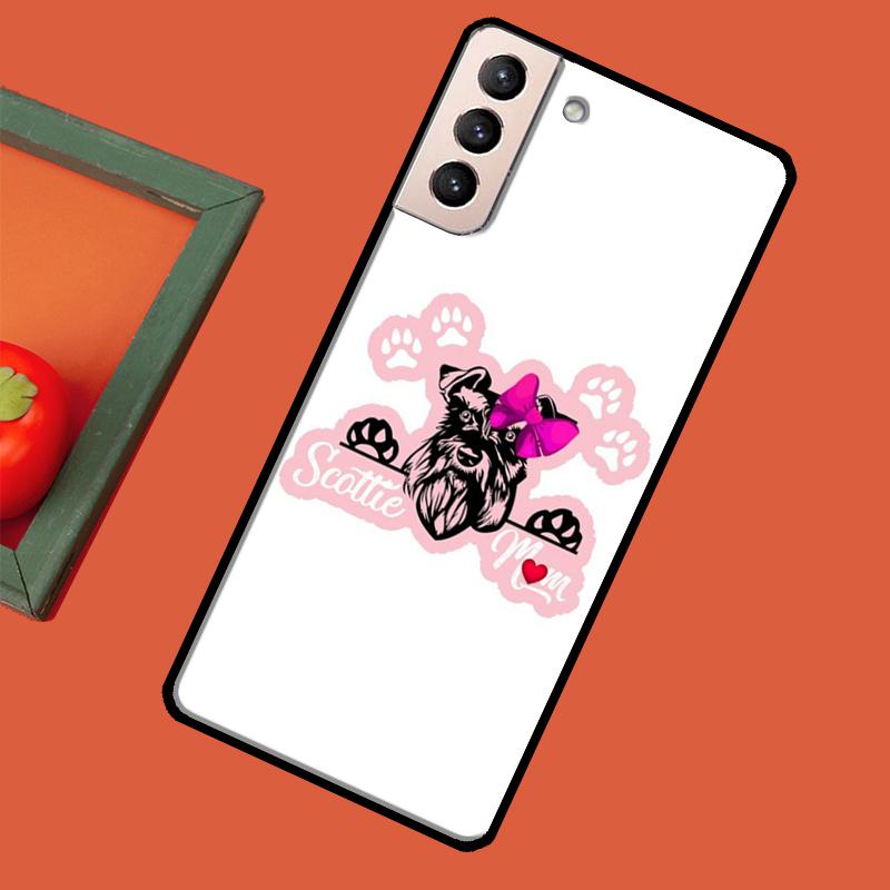 Westie Scottie Scottish Terrier Phone Case For Samsung Galaxy S23 S20 FE S21 Ultra Note 10 S9 S10 Plus Note 20 S22 Ultra Cover