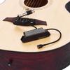 Figoday Acoustic Guitar Pickup T901 T902 Microphone Hybrid Design Battery Operated Volume Control Easy Installation Black