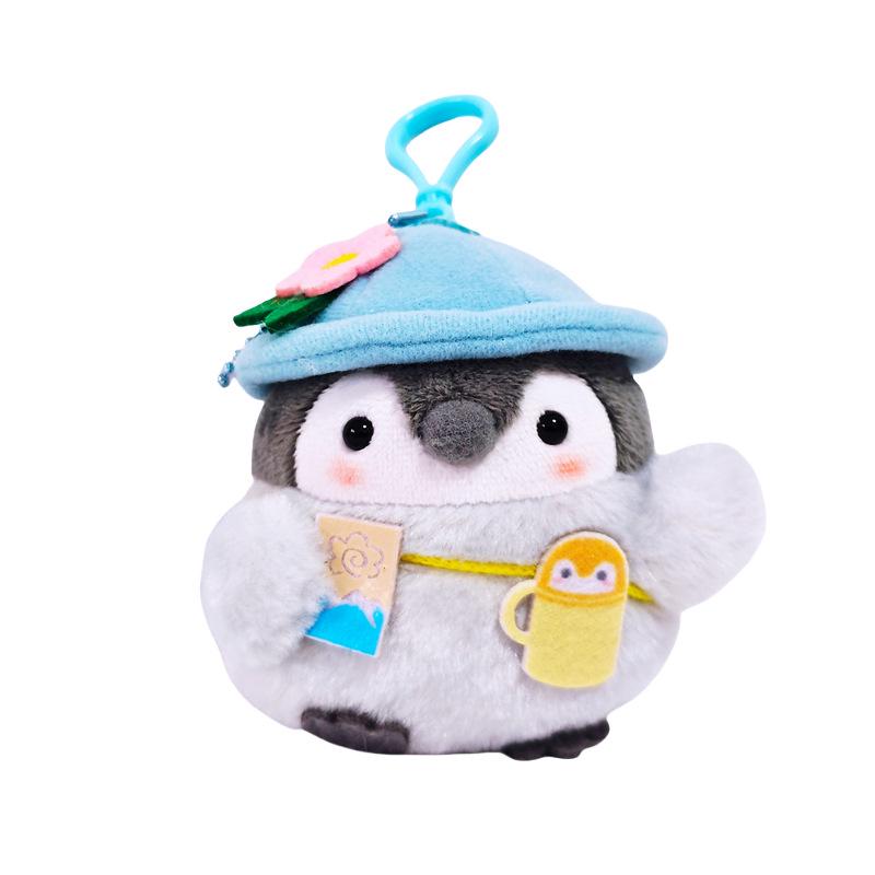 Genuine Plush Penguin Keychain - Japanese Style Cute Backpack Accessory & Positive Energy Bag Charm