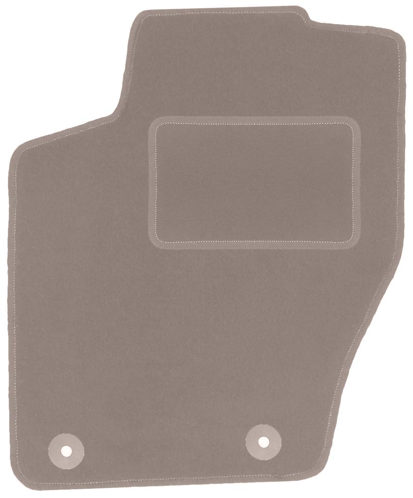 Beige driver's mat for: Citroen C4 I coupe, hatchback (2004-2010)