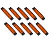 Hiro World Trade LED Side Marker Lamp Amber Yellow 24V Truck Marker Daytime Running Light Universal 6-LED (Yellow, 24V)