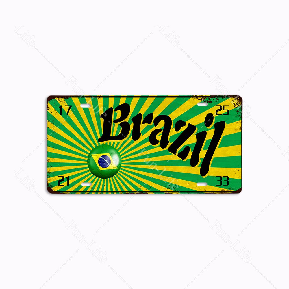 Retro City Metal Sign Plaque Metal Vintage Plate Tin Sign Wall Decor for Home/Art/ Pub/Bar/Wall Decoration 15x30cm