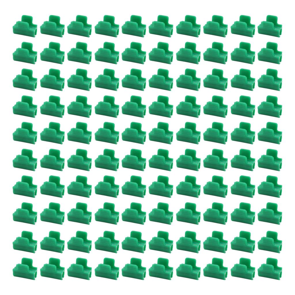 100pcs Greenhouse Clamps Film Row Cover Netting Tunnel Hoop Clip Frame Shading Net Rod Clip Greenhouse Film Clamps
