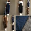 Stylish Womens Loose Jumpsuit With Comfortable Sleeveless Design And Wide Leg Fit