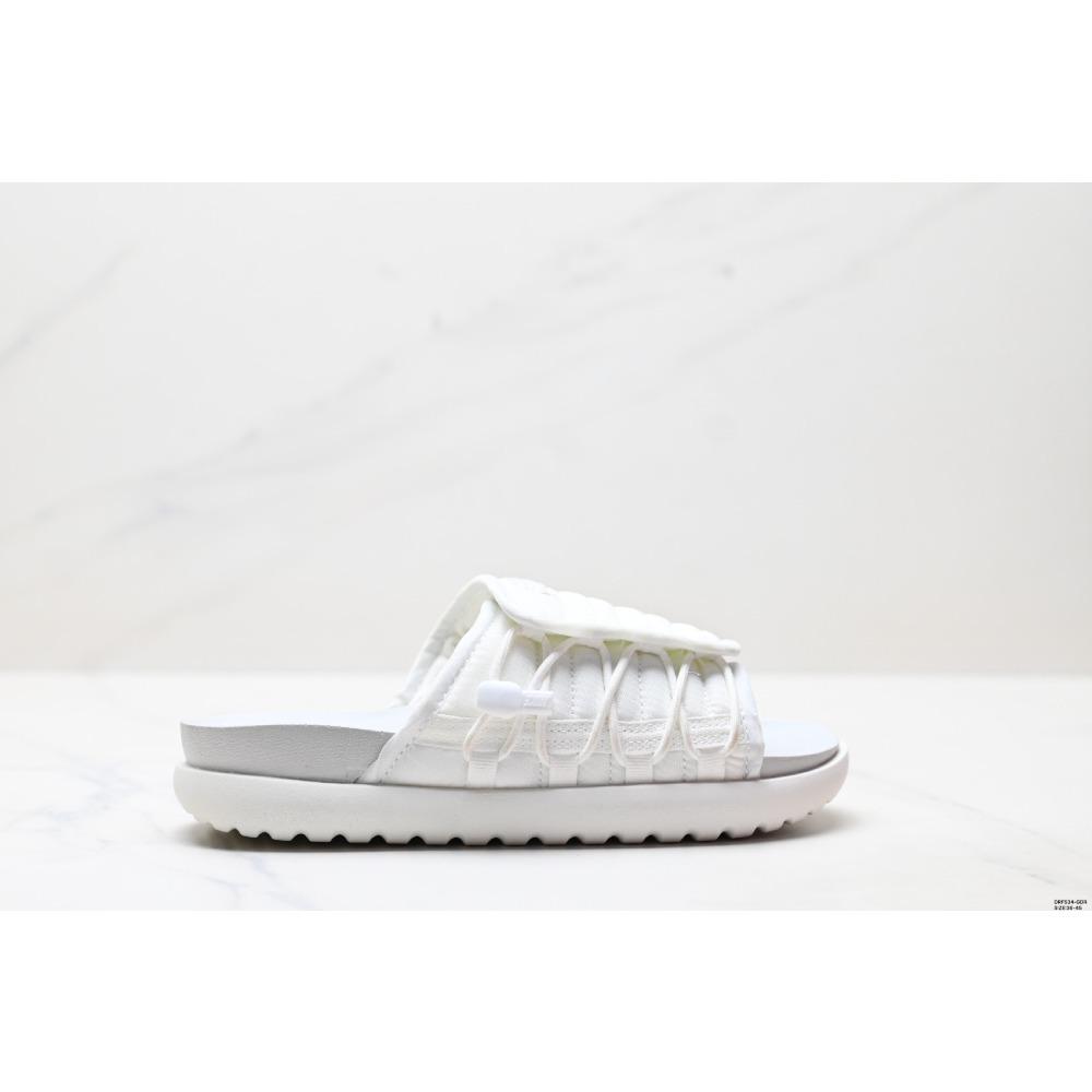 Nike Kids Summer Adjustable Drawstring Cloud Top Soled Slippers 36 белый