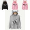 Streetwear Hoodie For Women With Letter Pattern And Cotton Blend For Casual Fall Fashion