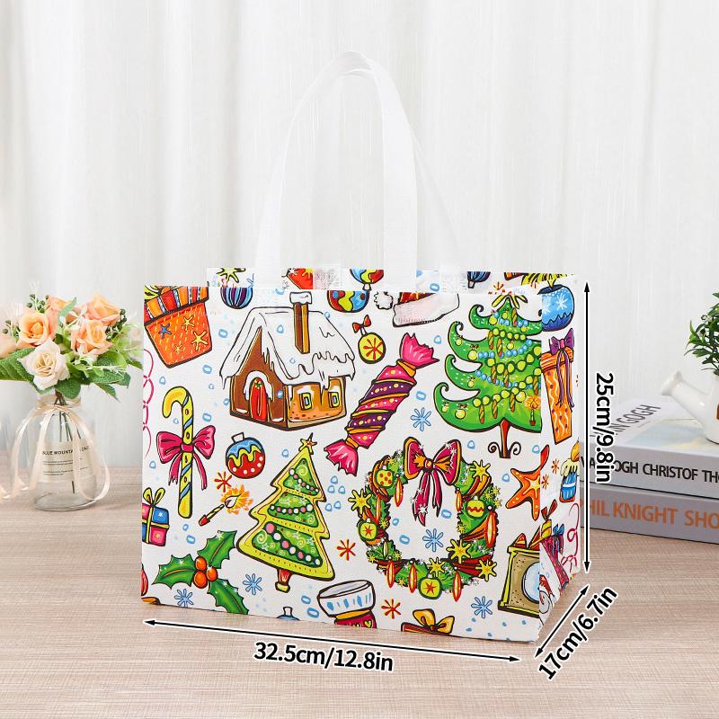 Christmas Gift Bags Large Capacity Gift Bag Wedding Gifts for Guests Christmas Candy Bags Santa Sacks Suministros Navideños