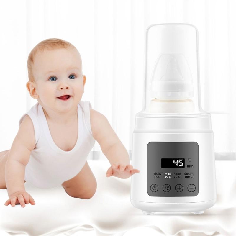Portable Baby Milk Bottle Warmer Single Bottle Heater for Breast Milk Formula Intelligent Newborns Feeding Bottle Warmer