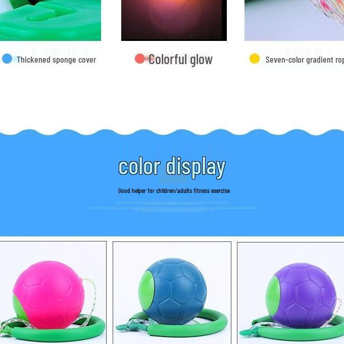 Kids' Bouncy Jumping Ball Set with Handle - Fitness Toy for Kindergarten & Primary School