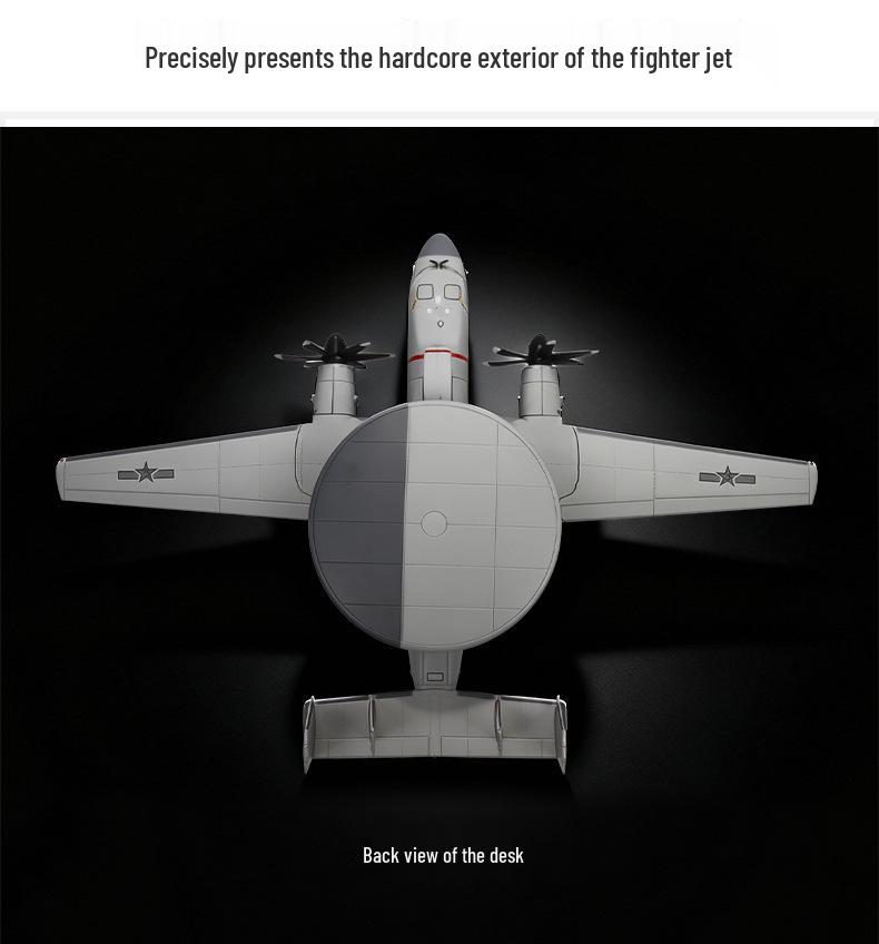 Telbo Kongjing 600 Carrier-borne Early Warning Aircraft Model - KJ200 500 2000, Alloy Military Aircraft Ornament