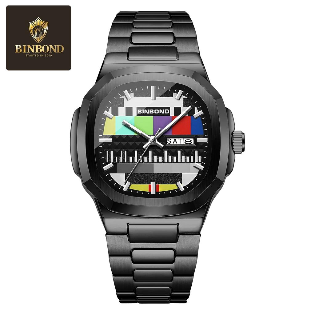 Business Watches Men Fashion Original Retro Design Quartz Wristwatch Man With Calendar Week