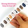 500PCS Kawaii Cartoon Cat Tuo Tuo Roll Stickers Skateboard Laptop Luggage Skateboard Phone Gift Waterproof Phone Cute Sticker