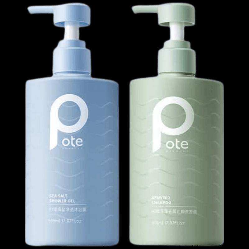 Baiti Seaweed Anti-Dandruff Sea Salt Shampoo & Body Wash Set