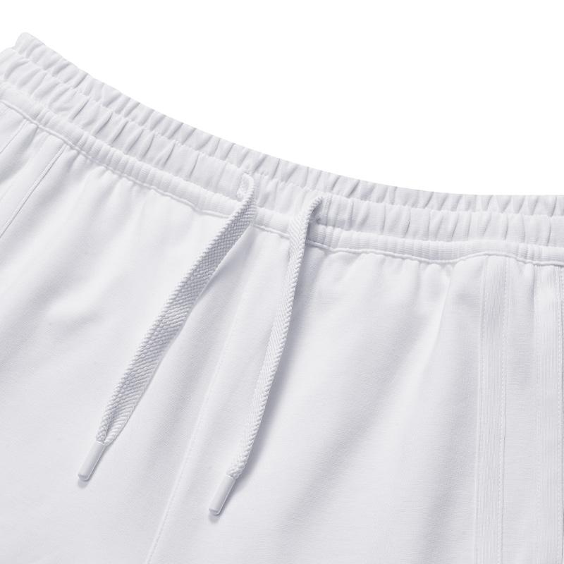 Fila Fusion Simple Versatile Loose Straight Stripe Retro Sports Casual Pants Women Pants White T11W435802FWT